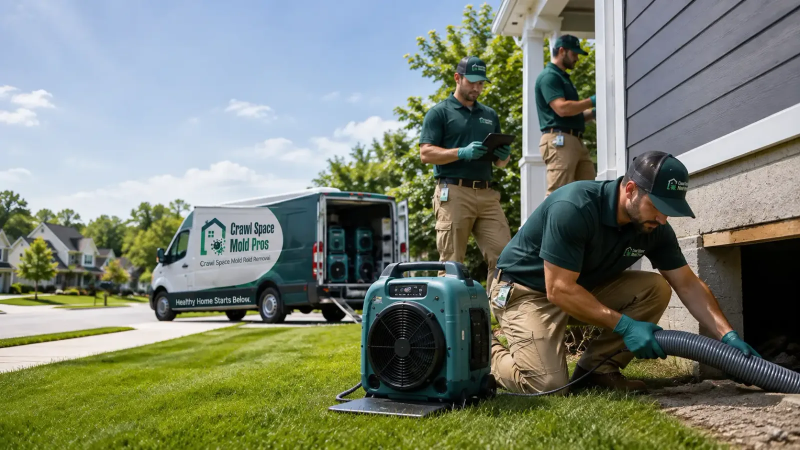 Crawl Space Mold Removal in Bellevue, IA